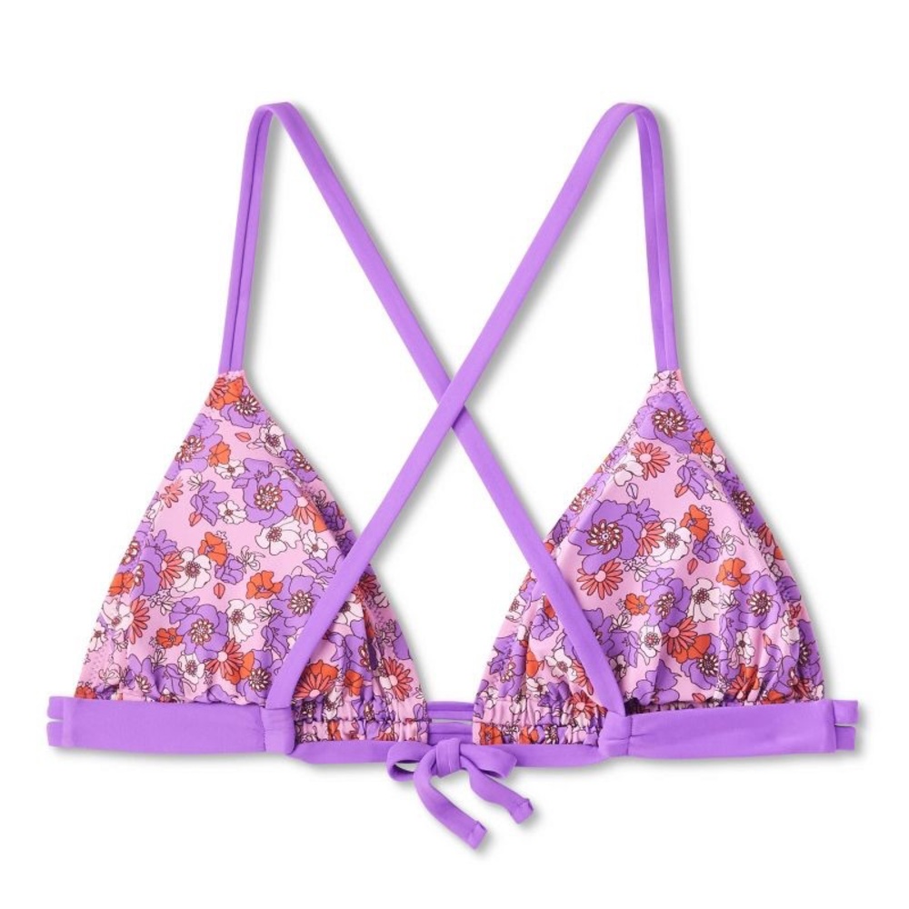 Pink & Purple Reversible Bikini Set